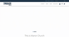 Desktop Screenshot of manorchurch.org