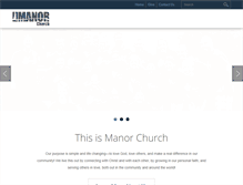 Tablet Screenshot of manorchurch.org